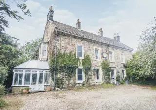  ?? ?? HISTORIC BEAUTY: Secret Garden House in the centre of the market town of Leyburn is now on the market and has been much loved. The property comes with an acre of grounds that few realise exists.