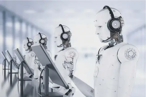  ?? PICTURE; GETTY IMAGES ?? 0 Robots will take the place of factory staff, transport employees and constructi­on workers