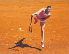  ?? REUTERS ?? Aryna Sabalenka in action against Marta Kostyuk.