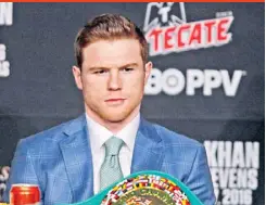  ?? Archivo Esto ?? “Canelo” es firme candidato a “Boxeador del Año 2018” del CMB.