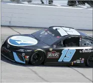  ?? TERRY RENNA — THE ASSOCIATED PRESS ?? Martin Truex Jr. drives into Turn 1during the NASCAR Cup Series auto race at Darlington Raceway, Sunday, May 9, 2021, in Darlington, S.C.