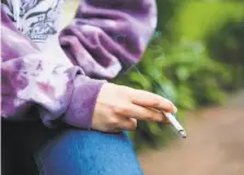  ?? Gabrielle Lurie / Special to The Chronicle 2016 ?? A new study finds that young adults who received targeted messages and counseling about quitting smoking, all through Facebook, had more success in kicking the habit than others.