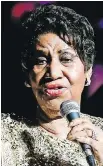  ??  ?? Friends say music legend Aretha Franklin is seriously ill.