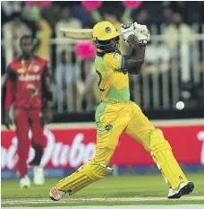  ?? The National ?? Andre Fletcher was in top form for Pakhtoons as he smashed 68 from 29 balls in their victory over Sindhis yesterday