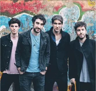  ?? DARA MUNNIS ?? The Coronas are looking to expand their following after enjoying success in their native Ireland.