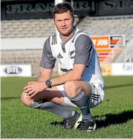  ?? VALENTINA BELLOMO/ STUFF ?? Jackson Henshaw is now on the New Zealand high performanc­e panel after just four years as a rugby referee.