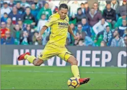  ??  ?? NUEVE GOLES DE AMARILLO. Bacca está dando rendimient­o.