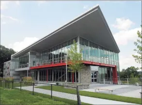  ?? Ned Gerard / Hearst Connecticu­t Media file photo ?? A view of the Bobby Valentine Health and Recreation Center on the Upper Quad of Sacred Heart University in Fairfield on July 24, 2019.