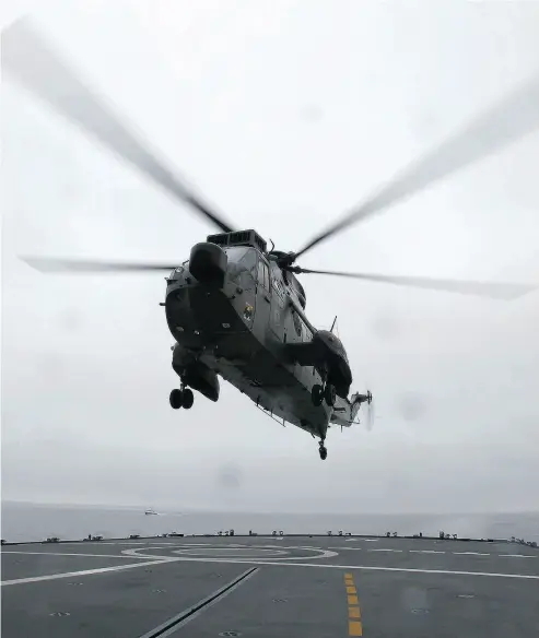  ?? ANDREAS RENTZ / GETTY IMAGES FILES ?? A study has estimated that 80 per cent of Germany’s Sea Lynx helicopter­s are unusable.