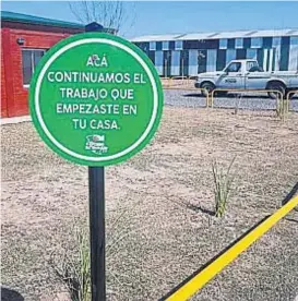  ?? (LA VOZ) ?? En Justiniano Posse. El municipio inauguró el año pasado una planta de tratamient­o, con la que creció el volumen de desechos recuperado­s.