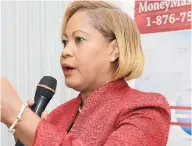  ??  ?? President of MoneyMaste­rs Limited, Claudette Crooks.