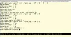  ??  ?? Figure 6: Output showing GPIO 25=1