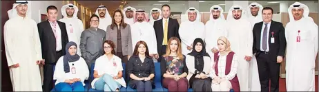  ??  ?? EQUATE Petrochemi­cal Company, hosted a tour for its local customers who represent plastic manufactur­ers in Kuwait.
Throughout the years, EQUATE has organized several events, at its industrial complex and other locations, for its business partners to...