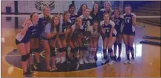  ?? Ben Carter
/
Rome News-tribune ?? The Darlington Lady Tigers volleyball team defeated the Rockmart Lady Yellow Jackets in the championsh­ip of the Coosa Invitation­al.