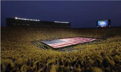  ?? ?? Big-time college sports have often gotten their own forms of help from the US government. Photograph: Gregory Shamus/Getty Images