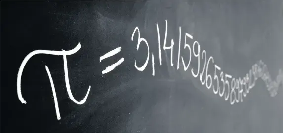  ??  ?? > Anglesey-born 18th century mathematic­ian William Jones changed maths forever with his π (pi) discovery