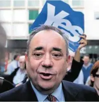  ??  ?? Former first minister Alex Salmond