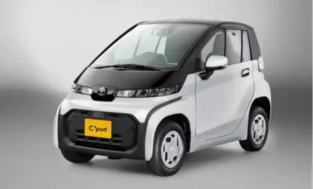  ?? Photo courtesy of Toyota ?? The C+ pod, an ultra-compact BEV model made by Toyota.