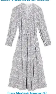  ??  ?? Dress Marks & Spencer £45