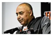  ?? JOHN AUTEY / AP ?? Bengals coach Marvin Lewis has guided the franchise to the playoffs seven times, but he has yet to win a postseason game despite playing at home four times.