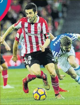  ?? FOTO: JUAN ECHEVERRÍA ?? Próximo reto El Athletic empató a cero contra la Real Sociedad en San Mamés