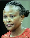  ??  ?? PUBLIC Protector Busisiwe Mkhwebane