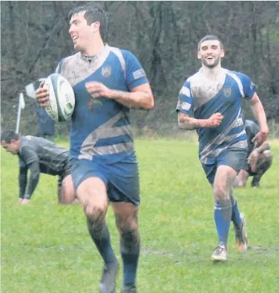  ?? ARWYN REYNOLDS ?? Skipper Lloyd Wilson scores