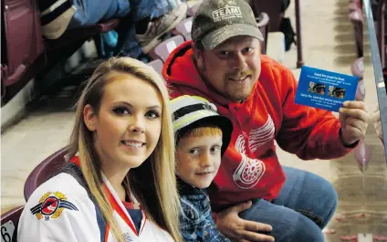  ?? Courtesy of Felicia Krautner ?? Erika Harnish, left, was the Spitfires’ in-game host for the past two seasons.