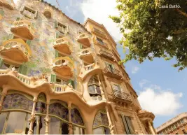  ??  ?? Casa Batlló.