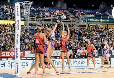  ??  ?? The Tactix netball team’s future is in the air as Netball Mainland goes into liquidatio­n.