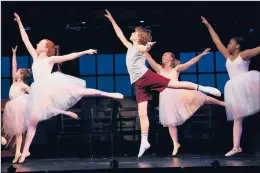  ?? DIANE SOBOLEWSKI/COURTESY
OF GOODSPEED MUSICALS ?? Liam Vincent Hutt is one of two boys who play the lead role in “Billy Elliot: The
Musical” at the Goodspeed.