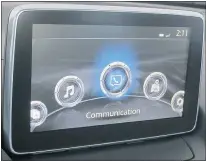  ?? LESLEY WIMBUSH/DRIVING ?? The Premium Plus model comes with a colour display screen.