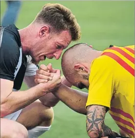  ?? FOTO: M. MONTILLA ?? Dolorosa eliminació­n del Sant Andreu Ante un Castellón inoperante en ataque