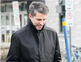  ?? VINCENT FRADET/ CPFILES ?? “My only consolatio­n is that the situation I created only had consequenc­es for myself,” former PQ chief André Boisclair said after his arrest in November.