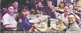  ?? / INSTAGRAM ?? Mga partners sa Rampa, Ice Seguerra ug Liza Diño