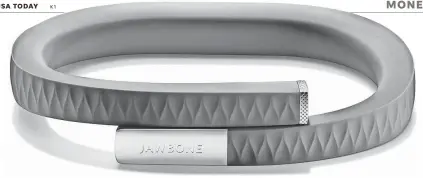  ??  ?? Jawbone stopped making products in July, with no known updates on the way. JAWBONE/ALIPHCOM DBA.