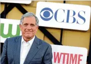  ?? JORDAN STRAUSS / INVISION / AP ?? The CBS board said that Les Moonves violated company policy and didn’t comply with an internal probe and denied him $120 million in severance.