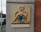  ??  ?? One of Project Sheela’s sculptures in a street in Dublin. Photograph: Project Sheela