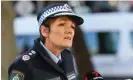  ?? Photograph: Richard Milnes/Shuttersto­ck ?? NSW police commission­er Karen Webb has ‘ceased the temporary appointmen­t’ of a new executive director of the media team.