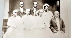  ??  ?? A photograph of Charles Henry de Soysa’s wedding