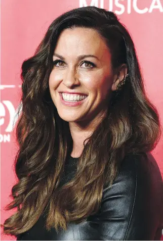  ??  FRAZER HARRISON/GETTY IMAGES ?? Alanis Morissette once had a hard time getting her songs played on radio.