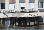  ?? ?? BELGOROD: The damaged Belgorod city hall is damaged after a hit by a drone attack. — AFP