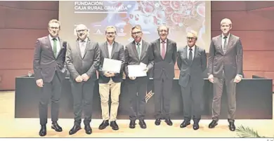  ?? G. H. ?? Entrega de la pasada edición del Premio Fundación Caja Rural Granada.