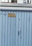  ?? Foto: Jan Kandzora ?? Was bringt dieses Schild an einer Garage?