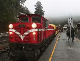  ??  ?? Fenchihu was an important stop for the Alishan Forest Railway in the early days. The steam train would need to stop at Chiayi about noon time for maintenanc­e.