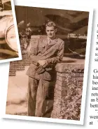  ??  ?? Right: Picture of Robert Gormley in his uniform taken in 1943.