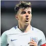  ??  ?? FINE DEBUT England U21 midfielder Mason Mount