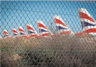  ?? AFP ?? Aviones de British Airways en el aeropuerto de Palma de Mallorca