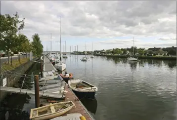  ??  ?? The Avoca River as it flows through Arklow.