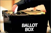  ??  ?? Research has suggested democratic elections give people choice, but may not produce the best result in terms of the quality of candidate elected